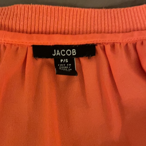 Jacob brand cardigan and tank set. Tangerine and white size S. - Picture 9 of 11